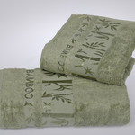 Полотенца Cestepe MAXISOFT зелёный 50х90 70х140, фото, фотография