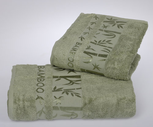 Полотенца Cestepe MAXISOFT зелёный 50х90 70х140, фото, фотография