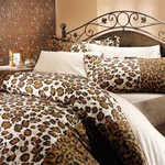 Постельное белье Hobby Home Collection ADRIANA хлопковый поплин коричневый евро, фото, фотография