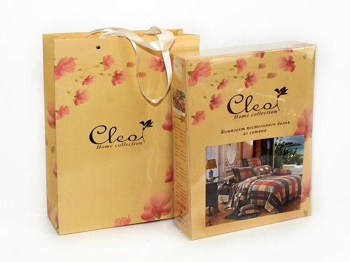 Постельное белье Cleo SP-201 евро, фото, фотография