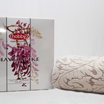 Махровая простынь-покрывало для укрывания Hobby Home Collection SULTAN хлопок кремовый 200х220, фото, фотография