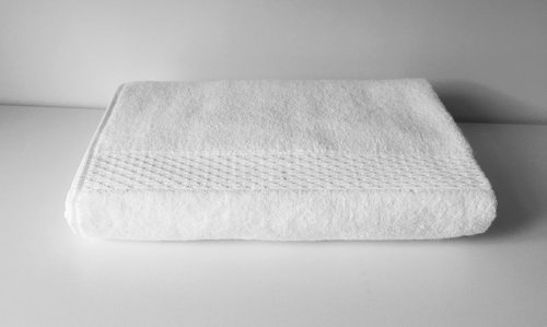 Полотенце для ванной Hobby Home Collection FIRUZE хлопковая махра белый 70х140, фото, фотография