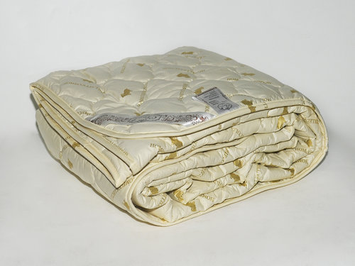 Одеяло Cleo КОМФОРТ верблюжья шерсть 172х205 300 г/м², фото, фотография