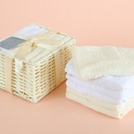 Набор полотенец в подарочной упаковке Modalin PENNY кремовый 30х30 6 шт., фото, фотография