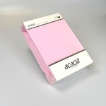 Простынь на резинке трикотажная Karna ACACIA светло-розовый 180х200+30, фото, фотография