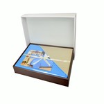 Постельное белье Modalin SANFORD сатин хлопок коричневый+бежевый 1,5 спальный, фото, фотография