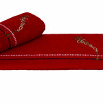 Полотенце Hobby MARINA красный якорь 50х90, фото, фотография