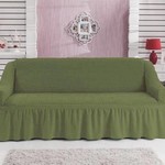 Чехол на диван Bulsan BURUMCUK зелёный двухместный, фото, фотография