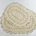 Набор ковриков для ванной Modalin DIANA бежевый 45х60, 50х80, фото, фотография