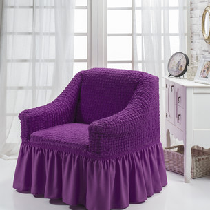 Чехол на кресло Bulsan BURUMCUK фиолетовый