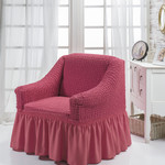 Чехол на кресло Bulsan BURUMCUK грязно-розовый, фото, фотография