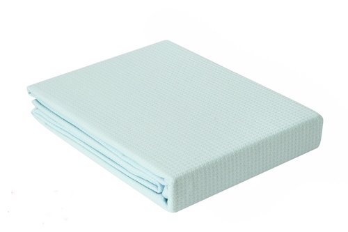 Простынь-покрывало-одеяло Brielle ELMAS пике бирюзовый 220х240, фото, фотография