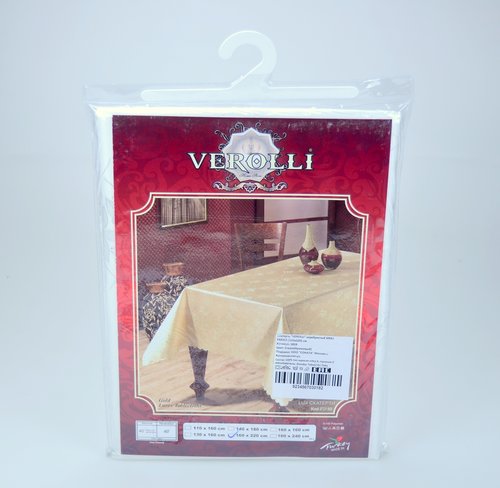 Скатерть Verolli SIMLI YAKMA 160х220 коричневый 160 х 220 см, фото, фотография