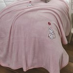 Покрывало-плед Karna KIDS SOFT велсофт розовый 100х140, фото, фотография
