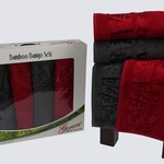 Набор полотенец Gonca LARA бордовый-серый 50 х 90 см 2 шт.
90 х 150 см 2 шт., фото, фотография