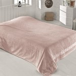 Махровая простынь-одеяло-покрывало Pupilla EFSUN махра бамбук грязно-розовый 200х220, фото, фотография