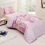 Постельное белье подростковый Altinbasak SWENA ранфорс хлопок розовый 1,5 спальный, фото, фотография