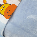 Постельное белье для новорожденных с покрывалом Hobby Home Collection PUFFY хлопковый поплин голубой, фото, фотография