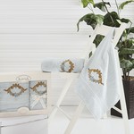 Набор полотенец банных в подарочной упаковке 50х90, 70х140 Karna KAREN махра хлопок ментол, фото, фотография