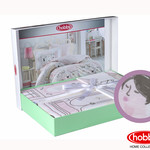 Постельное белье Hobby Home Collection SONIA хлопковый поплин розовый 1,5 спальный, фото, фотография