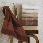 Набор полотенец для ванной  6 шт. Karna PANDORA-3 бамбуковая махра 70х140, фото, фотография