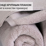 Полотенце для ванной Karna MORA микрокоттон хлопок кофейный 50х90, фото, фотография
