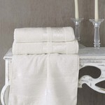 Полотенце для ванной Karna REBEKA махра хлопок кремовый 100х150, фото, фотография