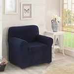 Чехол на кресло Karna NAPOLI синий, фото, фотография