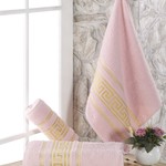 Полотенце для ванной Karna ITEKA махра хлопок светло-розовый 70х140, фото, фотография