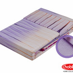 Постельное белье Hobby Home Collection BATIK KIRIK хлопковый сатин лиловый семейный, фото, фотография