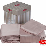 Постельное белье Hobby Home Collection SHINE бамбуковый сатин светло-розовый евро, фото, фотография