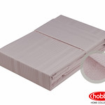 Постельное белье Hobby Home Collection STRIPE хлопковый жаккард нежно-розовый 1,5 спальный, фото, фотография