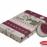 Постельное белье Hobby Home Collection LUDOVICA хлопковый поплин бордовый евро, фото, фотография