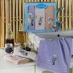 Подарочный набор кухонных полотенец Karna SAVON хлопковая махра, фото, фотография