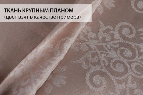 Постельное белье Karna MARIDA бамбуковый сатин-жаккард пудра, фото, фотография