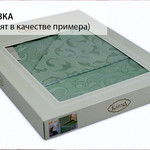 Скатерть прямоугольная Karna NEYBA жаккард пудра 160х300, фото, фотография