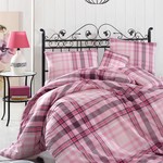 Постельное белье Altinbasak ALIZ хлопковый ранфорс розовый 1,5 спальный, фото, фотография
