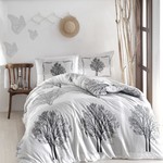 Постельное белье Altinbasak TREE хлопковый ранфорс серый 1,5 спальный, фото, фотография