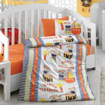 Детское постельное белье в кроватку Cotton Box 1042-44 хлопковый ранфорс, фото, фотография