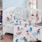 Детское постельное белье в кроватку Cotton Box 1042-35 хлопковый ранфорс, фото, фотография