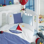 Детское постельное белье в кроватку Cotton Box 1007-03 хлопковый ранфорс, фото, фотография
