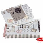 Постельное белье Hobby Home Collection SWEET HOME хлопковый поплин синий ясли, фото, фотография