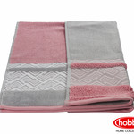 Полотенце для ванной Hobby Home Collection NAZENDE хлопковая махра розовый 70х140, фото, фотография