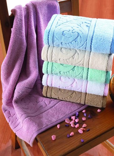 Полотенце для ванной Hobby Home Collection SULTAN хлопковая махра тёмно-розовый 50х90, фото, фотография