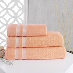 Полотенце для ванной Karna PETEK хлопковая махра абрикосовый 50х70, фото, фотография