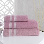 Полотенце для ванной Karna PETEK хлопковая махра грязно-розовый 100х150, фото, фотография