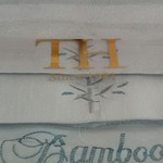 Подарочный набор полотенец для ванной 3 пр. Tivolyo Home BAMBOO хлопковая махра фисташковый, фото, фотография
