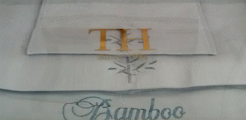 Подарочный набор полотенец для ванной 3 пр. Tivolyo Home BAMBOO хлопковая махра фисташковый, фото, фотография