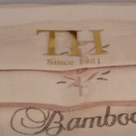 Подарочный набор полотенец для ванной 3 пр. Tivolyo Home BAMBOO хлопковая махра персиковый, фото, фотография
