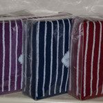 Подарочный набор полотенец для ванной 2 пр. Tivolyo Home CASABLANCA LINE хлопковая махра фиолетовый, фото, фотография